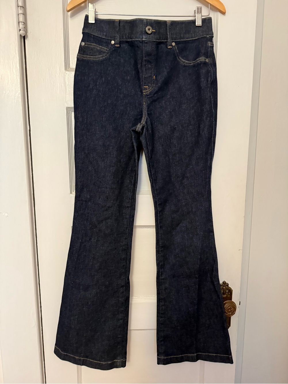 Spanx Pull On Stretch Flare Jeans Size M